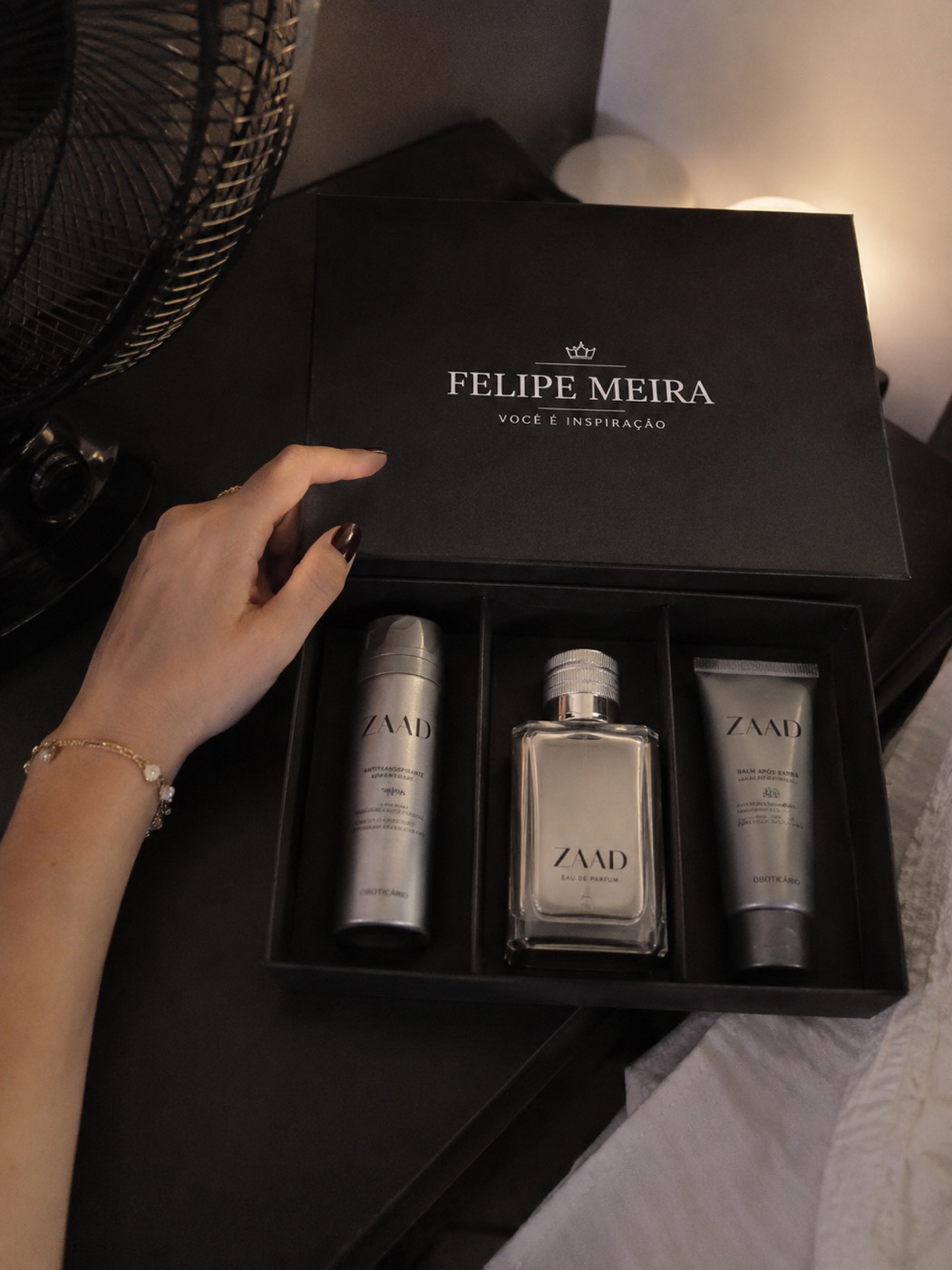 Caixa personalizada com linha ZAAD